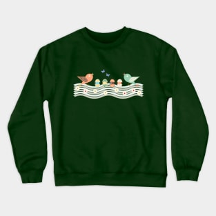 Cute birds Crewneck Sweatshirt